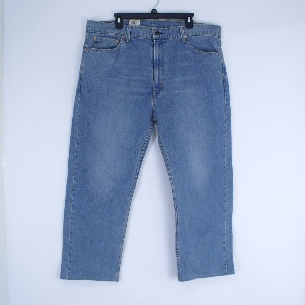 Levi 505 Regular Straight Leg Jeans 42x30